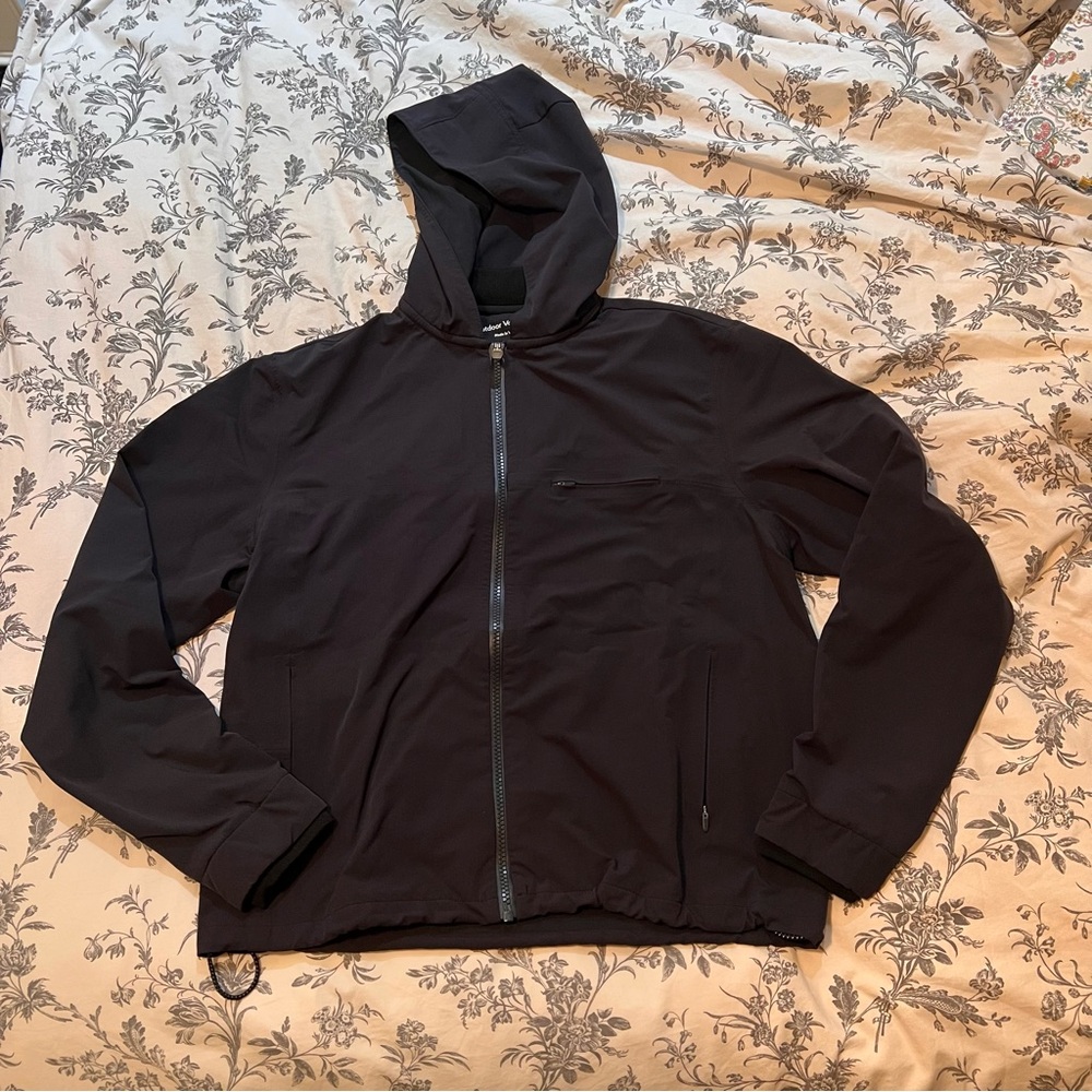 Outdoor Voices Black Full Zip Athletic Jacket